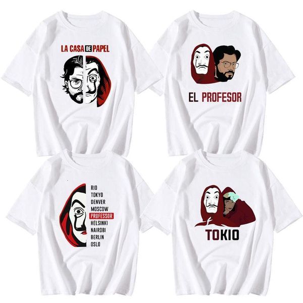 money heist harajuku t men's women's shirts la hip hop t-shirts fashion home of paper shirt 2jvt, White
money heist harajuku t men's women's shirts la hip hop t-shirts fashion home of paper shirt 2jvt, White