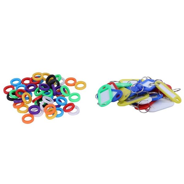 keychains 20x key ring tags - mixed colours twenty color random & 50pcs small size id identify cap tag, Silver
keychains 20x key ring tags - mixed colours twenty color random & 50pcs small size id identify cap tag, Silver