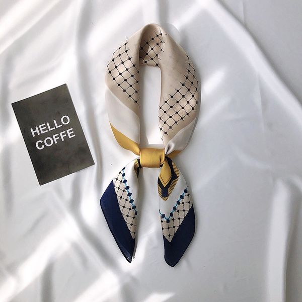 french temperament small square female imitation silk decoration profsional scarf wave point versatile suit silk scarf hair band, Blue;white
french temperament small square female imitation silk decoration profsional scarf wave point versatile suit silk scarf hair band, Blue;white