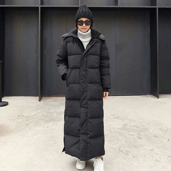 Women's down coat, loose Hoodie, winter long jacket, large-size warm clothing, new fashion, Black
Women's down coat, loose Hoodie, winter long jacket, large-size warm clothing, new fashion, Black