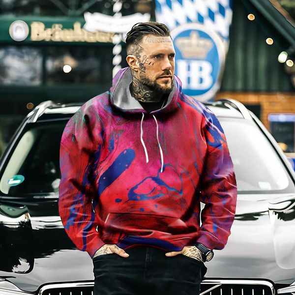 men's hoodies & sweatshirts sports brand hoodie artistic colorful 3d printing hip-hop sportswear fashionable rainbow 6xl, Black
men's hoodies & sweatshirts sports brand hoodie artistic colorful 3d printing hip-hop sportswear fashionable rainbow 6xl, Black