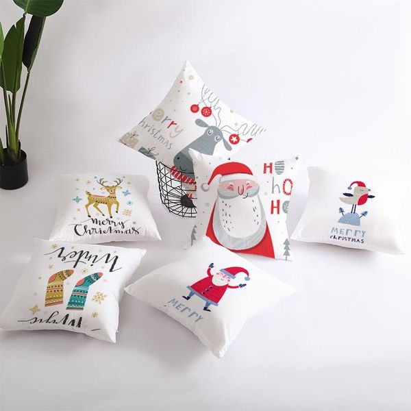 christmas pattern cute elk snowman santa pillowcases cover white throw pillow case office sofa car cushion xmas decoration
christmas pattern cute elk snowman santa pillowcases cover white throw pillow case office sofa car cushion xmas decoration