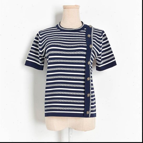 brand designer knitted pullovers for women o neck contrast color stripe side button knitted sweater, White;black
brand designer knitted pullovers for women o neck contrast color stripe side button knitted sweater, White;black