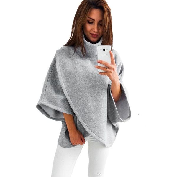 women's jackets chic front cross irregular turtleneck hooded jacket women autumn winter hoodies sweatshirts flare sleeve outerwear coat, Black;brown
women's jackets chic front cross irregular turtleneck hooded jacket women autumn winter hoodies sweatshirts flare sleeve outerwear coat, Black;brown