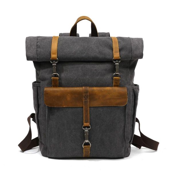 backpack men's rucksack casual backpacks european and american college wind school bag large capacity travel mountaineering bags
backpack men's rucksack casual backpacks european and american college wind school bag large capacity travel mountaineering bags