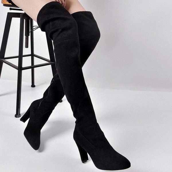boots fashionable stylish designer tall over knee high for women lace-up sexy, Black
boots fashionable stylish designer tall over knee high for women lace-up sexy, Black
