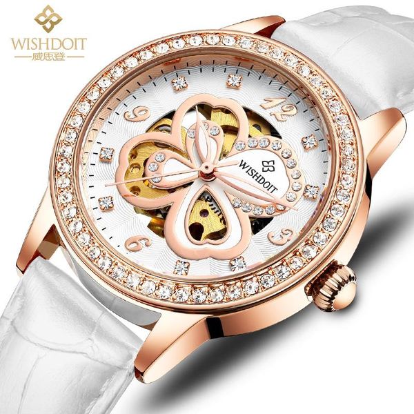 wristwatches wishdoit ladies watch casual fashion leather mechanical waterproof luminous watches, Slivery;brown
wristwatches wishdoit ladies watch casual fashion leather mechanical waterproof luminous watches, Slivery;brown