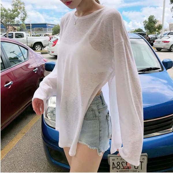 women's t-shirt sun-proof clothing female korean version of the loose summer red viscose fiber hollow long white long-sleeved ins
women's t-shirt sun-proof clothing female korean version of the loose summer red viscose fiber hollow long white long-sleeved ins