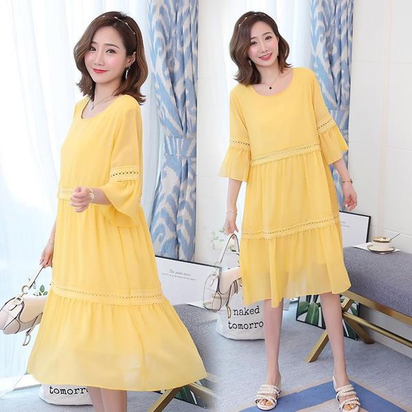 maternity dress 2021 summer dress pregnancy clothing fashion korean o-neck loose chiffon dresses for pregnant women, White
maternity dress 2021 summer dress pregnancy clothing fashion korean o-neck loose chiffon dresses for pregnant women, White