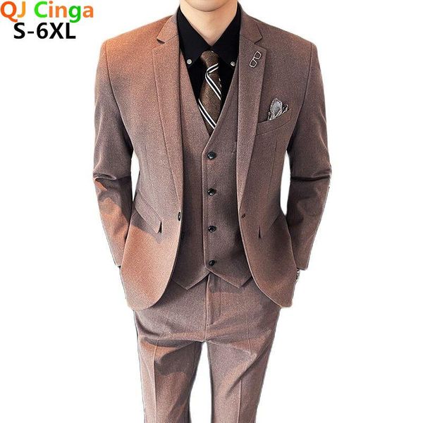 men's suits & blazers business formal men solid one-button blazer pants marriage tuxedo male 3 piece set terno wedding suit slim fit 20, White;black
men's suits & blazers business formal men solid one-button blazer pants marriage tuxedo male 3 piece set terno wedding suit slim fit 20, White;black