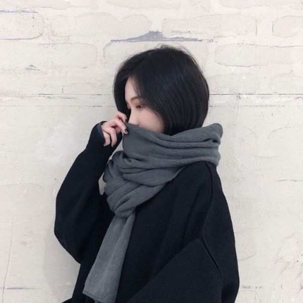 scarves korean autumn and winter scarf ladies fashion solid color wild thick warm student women couple shawl 45*195cm, Blue;gray
scarves korean autumn and winter scarf ladies fashion solid color wild thick warm student women couple shawl 45*195cm, Blue;gray