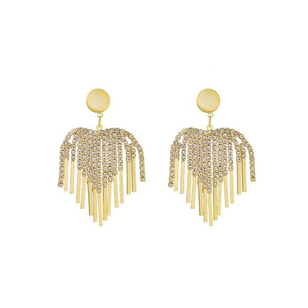 fashion love tassel dangle cubic zircon earrings wedding long studs silver women's needle
fashion love tassel dangle cubic zircon earrings wedding long studs silver women's needle