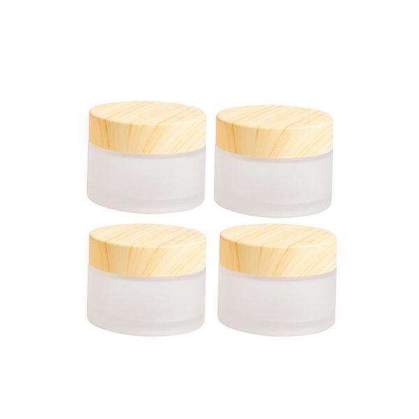 storage bottles & jars 4pcs 10ml frosted glass cosmetic cream jar bottle empty round wood grain lid container mini
storage bottles & jars 4pcs 10ml frosted glass cosmetic cream jar bottle empty round wood grain lid container mini