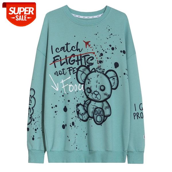 Hip Hop Hoodie Streetwear Sweatshirts Ink Graffiti Bear Pullover Japanese Harajuku Hoodie Sweatshirt Long Sleeve Cotton Autumn #1x79, Black
Hip Hop Hoodie Streetwear Sweatshirts Ink Graffiti Bear Pullover Japanese Harajuku Hoodie Sweatshirt Long Sleeve Cotton Autumn #1x79, Black