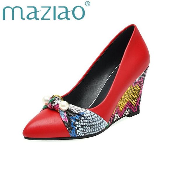dress shoes maziao 2021 spring women's pearl charming high heel wedges woman pointed toe patchwork slip on ladies, Black
dress shoes maziao 2021 spring women's pearl charming high heel wedges woman pointed toe patchwork slip on ladies, Black