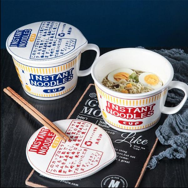 bowls creative japanese instant noodle bowl ceramic with cover soup cereal student dormitory cup lid
bowls creative japanese instant noodle bowl ceramic with cover soup cereal student dormitory cup lid