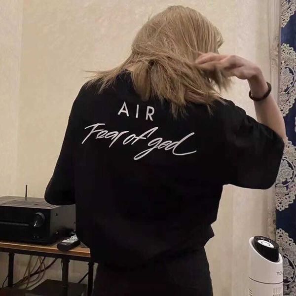 correct fear of cut fog god air limited loose short sleeve t shirt sports leisure trend, White;black
correct fear of cut fog god air limited loose short sleeve t shirt sports leisure trend, White;black