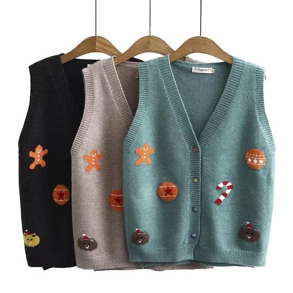 women's vests fashion ladies sweater vest waistcoat large size knitted v-neck single-breasted casual sleeveless jacket cardigan, Black;white
women's vests fashion ladies sweater vest waistcoat large size knitted v-neck single-breasted casual sleeveless jacket cardigan, Black;white
