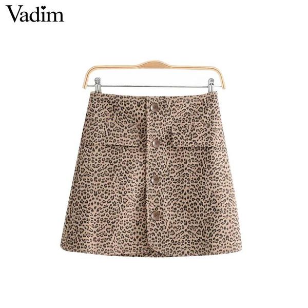 skirts vadim leopard print mini skirt faldas mujer animal pattern pocket decorate buttons wild style retro casual chic ba243, Black
skirts vadim leopard print mini skirt faldas mujer animal pattern pocket decorate buttons wild style retro casual chic ba243, Black