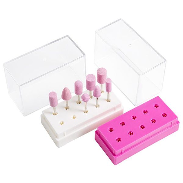 nail art kits 10 holes polishing head drill bit storage box holder display tools empty save case dustproof cover
nail art kits 10 holes polishing head drill bit storage box holder display tools empty save case dustproof cover
