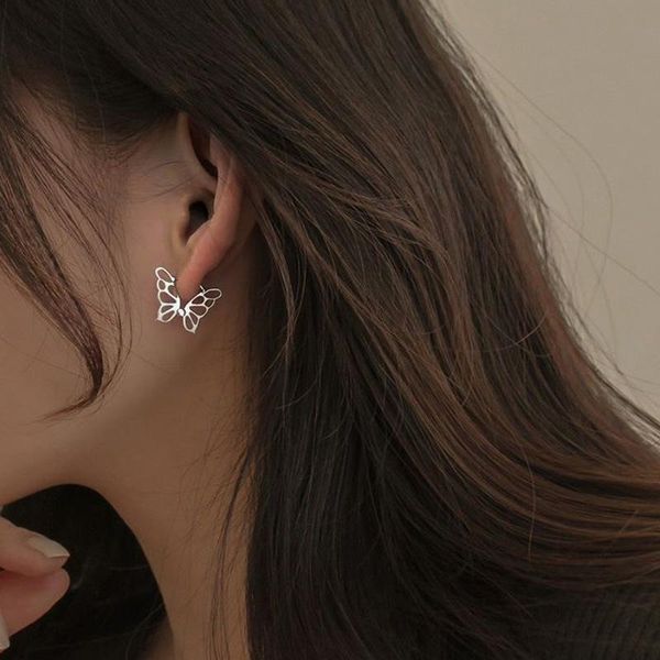 hoop & huggie high sense butterfly earrings female simple temperament sterling silver niche design, Golden;silver
hoop & huggie high sense butterfly earrings female simple temperament sterling silver niche design, Golden;silver