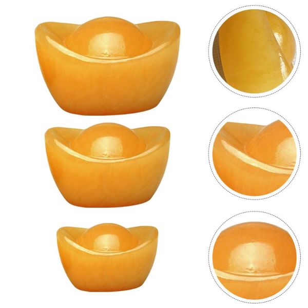 decorative objects & figurines 3pcs golden ingot adornment home decor deskgold ornament for
decorative objects & figurines 3pcs golden ingot adornment home decor deskgold ornament for
