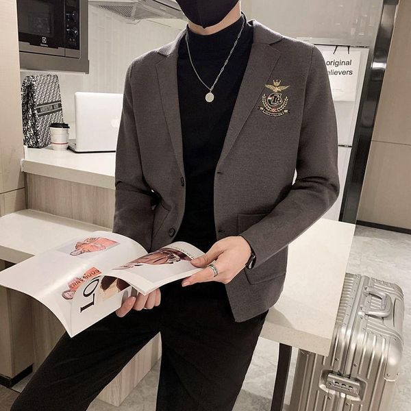 men's sweaters 2021 autumn embroidery cardigan coat men social club outfits sweter de hombre casual abrigo clothing, White;black
men's sweaters 2021 autumn embroidery cardigan coat men social club outfits sweter de hombre casual abrigo clothing, White;black