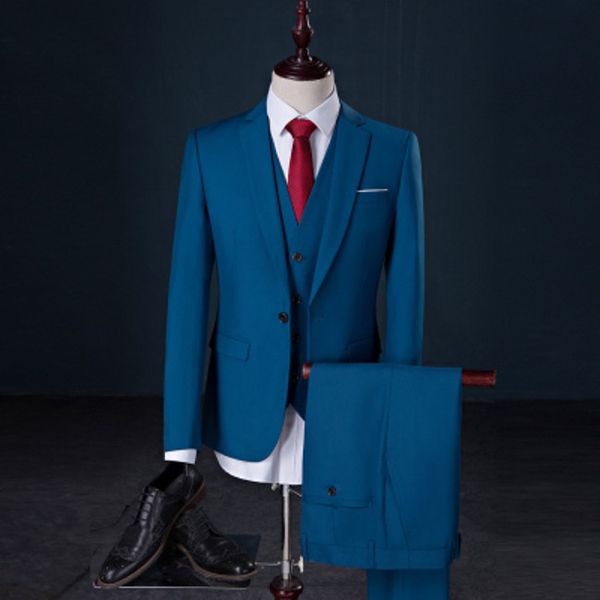 real p blue groom tuxedos handsome man prom suit party dress notch lapel mens business suits (jacket+pants+vest+tie) no:433, Black;gray
real p blue groom tuxedos handsome man prom suit party dress notch lapel mens business suits (jacket+pants+vest+tie) no:433, Black;gray