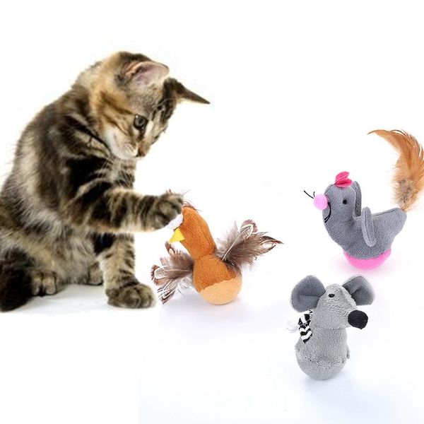 cat toys 1pcs false mouse pet funny playing for cats with colorful feather plush mini mice&other animals toy
cat toys 1pcs false mouse pet funny playing for cats with colorful feather plush mini mice&other animals toy