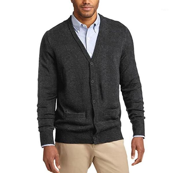 men's sweaters grandpa v-neck korean sweater mens fashion autumn men vintage black casual button knitted with pockets, White;black
men's sweaters grandpa v-neck korean sweater mens fashion autumn men vintage black casual button knitted with pockets, White;black