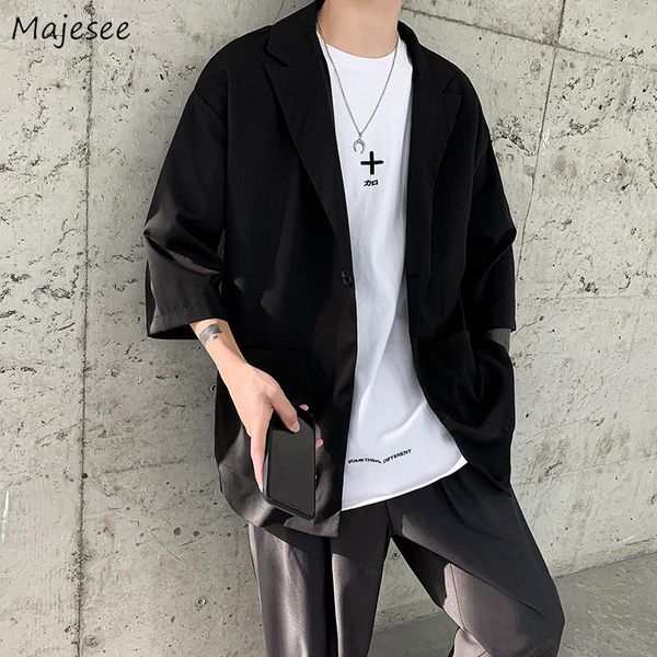 men's jackets for men loose short sleeve outwear mens clothing korean clothes fashion streetwear casual handsome chic all-match solid, Black;brown
men's jackets for men loose short sleeve outwear mens clothing korean clothes fashion streetwear casual handsome chic all-match solid, Black;brown