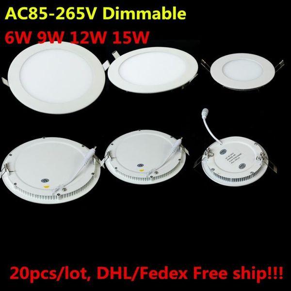 downlights dimmable led ceiling downlight 6w 9w 12w 15w recessed panel light with driver ac110-220v warm white/cold white dhl free
downlights dimmable led ceiling downlight 6w 9w 12w 15w recessed panel light with driver ac110-220v warm white/cold white dhl free