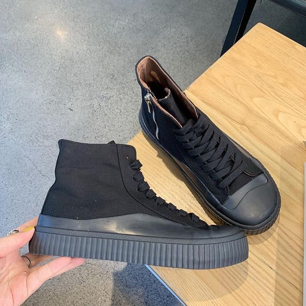boots plimsolls canvas sneakers rope soled shoes skateboard overfire thick bottom cork high star lindy soft increased, Black
boots plimsolls canvas sneakers rope soled shoes skateboard overfire thick bottom cork high star lindy soft increased, Black