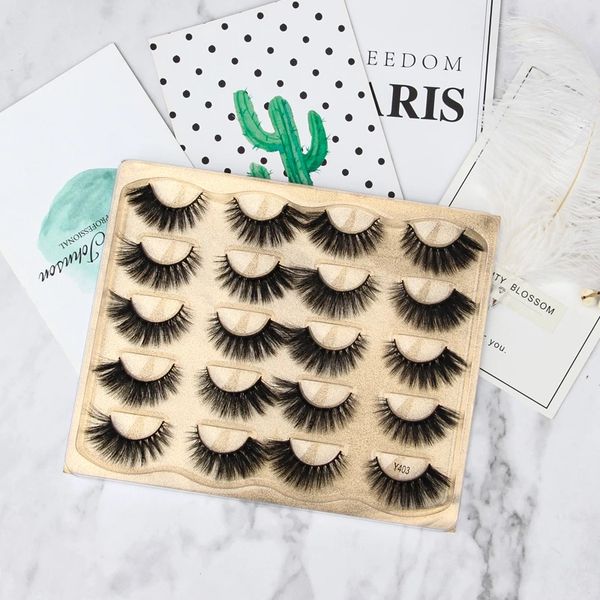 10 pairs 3d faux mink hair make up soft false eyelashes fluffy wispy thick lash handmade lashes eye makeup tools
10 pairs 3d faux mink hair make up soft false eyelashes fluffy wispy thick lash handmade lashes eye makeup tools