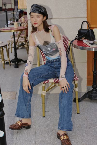 2021 new off shoulder mesh turtleneck long sleeve t shirt women see through transparent tee alternative fashion e7bp, White
2021 new off shoulder mesh turtleneck long sleeve t shirt women see through transparent tee alternative fashion e7bp, White