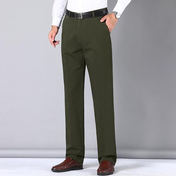 men's pants thick brand casual fashion satin cotton regular fit long mens fashions business trousers men clothing, Black
men's pants thick brand casual fashion satin cotton regular fit long mens fashions business trousers men clothing, Black