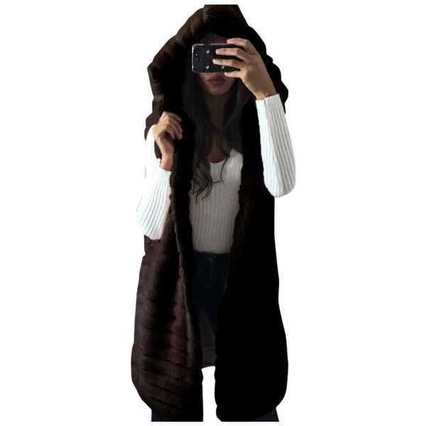women's fur & faux autumn winter fashion womens faux-fur solid hooded vest sleeveless waistcoat body warmer jacket coat outwear daily, Black
women's fur & faux autumn winter fashion womens faux-fur solid hooded vest sleeveless waistcoat body warmer jacket coat outwear daily, Black