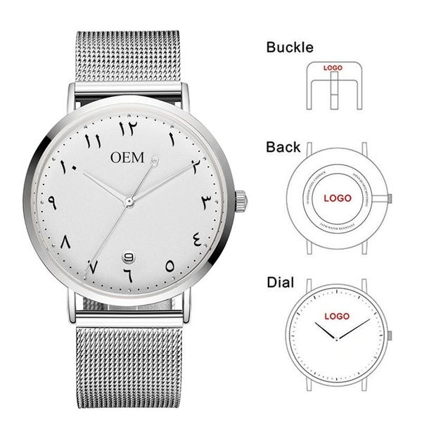 wristwatches cl027 arabic number watch print my own logo wrist custom made brand your, Slivery;brown
wristwatches cl027 arabic number watch print my own logo wrist custom made brand your, Slivery;brown