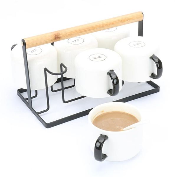hooks & rails 1pc nordic style water cup draining rack coffee mug storage holder (black)
hooks & rails 1pc nordic style water cup draining rack coffee mug storage holder (black)