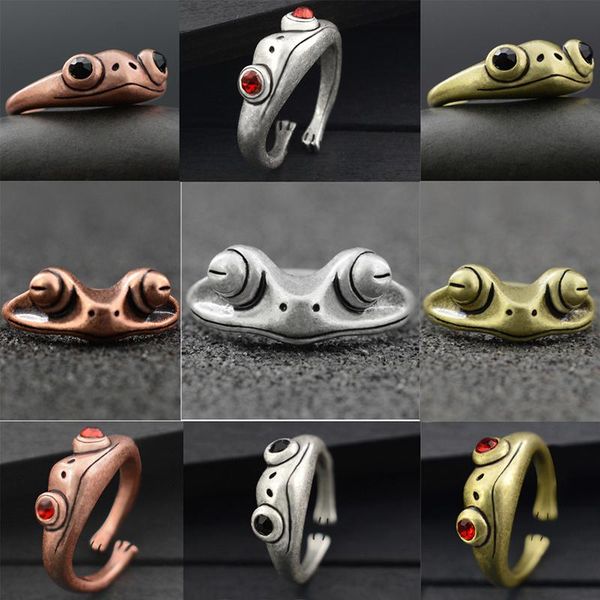 cluster rings vintage 4 style cute frog adjustable ring for women men antique retro animal fashion gift elegant, Golden;silver
cluster rings vintage 4 style cute frog adjustable ring for women men antique retro animal fashion gift elegant, Golden;silver