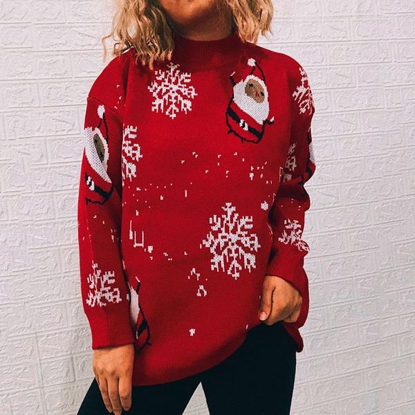 women's sweaters gnome print christmas jumper long sleeve women cute sweater autumn winter snowflake design female pullover fashion kni, White;black
women's sweaters gnome print christmas jumper long sleeve women cute sweater autumn winter snowflake design female pullover fashion kni, White;black