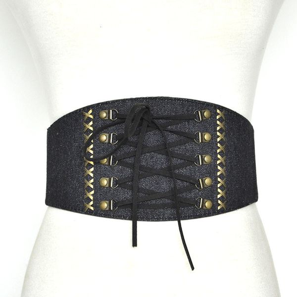 women's fashion black western jeans canvas wide waistband simple versatile belt, Black;brown
women's fashion black western jeans canvas wide waistband simple versatile belt, Black;brown