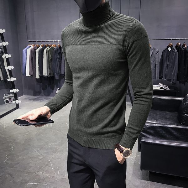 2021 new autumn winter sweater men's turtelneck solid warm knitted male sweaters casual fashion slim fit pullovers hiqb, White;black
2021 new autumn winter sweater men's turtelneck solid warm knitted male sweaters casual fashion slim fit pullovers hiqb, White;black