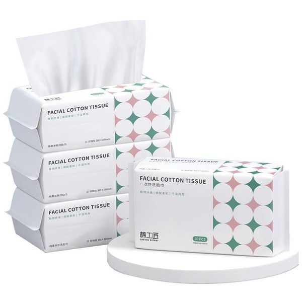 towel 80pcs cotton disposable face makeup remover wipes facial tissue portable washcloth beauty skin care paper towels
towel 80pcs cotton disposable face makeup remover wipes facial tissue portable washcloth beauty skin care paper towels