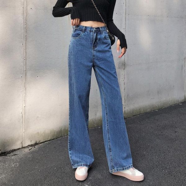 women's jeans blue streetwear loose female palazzo autumn 2021 slim woman elasticated high waist wide leg denim pants
women's jeans blue streetwear loose female palazzo autumn 2021 slim woman elasticated high waist wide leg denim pants