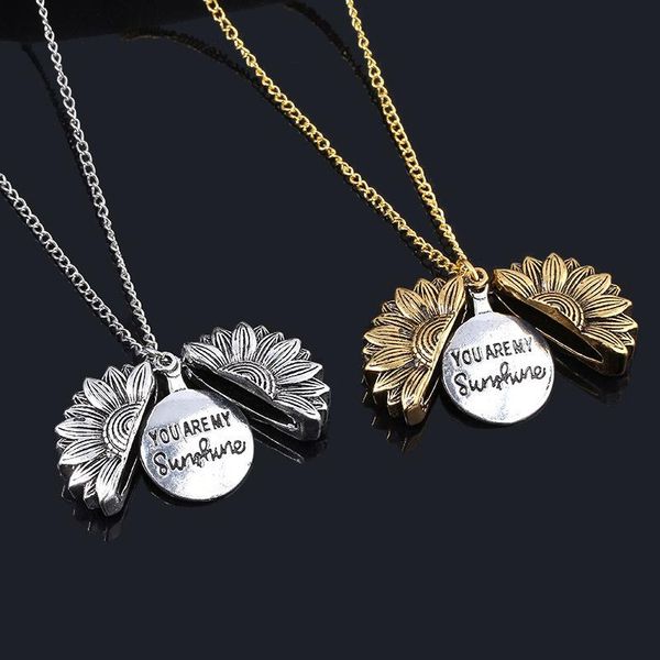 keychains you are my sunshine flower necklace for women open locket sunflower pendant keychain, Silver 
keychains you are my sunshine flower necklace for women open locket sunflower pendant keychain, Silver
