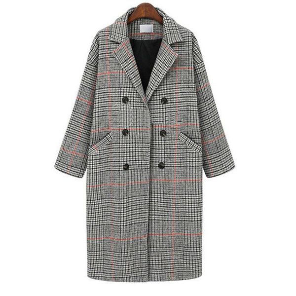 oversized wool plaid jacket women long woolen coat winter 2021 vintage loose parka with pockets back belt design, Black
oversized wool plaid jacket women long woolen coat winter 2021 vintage loose parka with pockets back belt design, Black