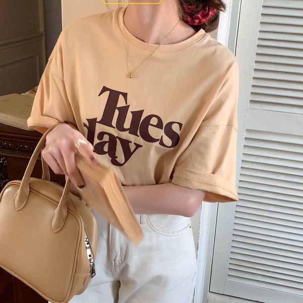 new 3colors 2021 summer korean style basic letter print loose short sleeve for t-shirts womens tee shirt femme (x1787) nalp, White
new 3colors 2021 summer korean style basic letter print loose short sleeve for t-shirts womens tee shirt femme (x1787) nalp, White
