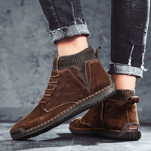 winter warm men snow boots plush sports shoes genuine leather ankle boots outdoor walking sneakers training shoes big size 47 48
winter warm men snow boots plush sports shoes genuine leather ankle boots outdoor walking sneakers training shoes big size 47 48