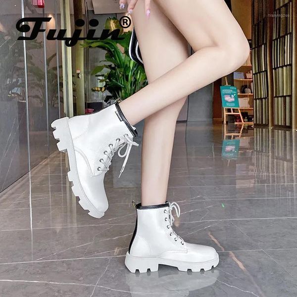 boots fujin 2021 women snow autumn lace up solid casual ankle waterproof plush velet shoes winter platform1, Black
boots fujin 2021 women snow autumn lace up solid casual ankle waterproof plush velet shoes winter platform1, Black